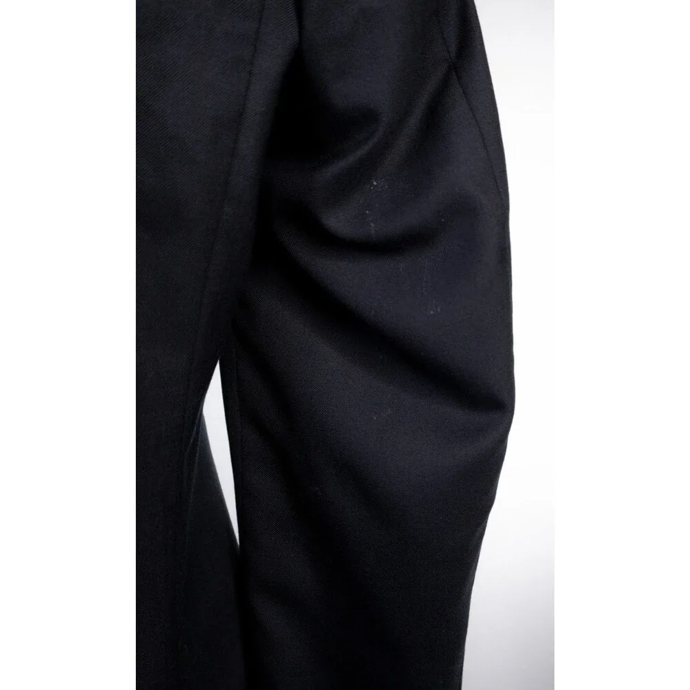 J.Crew Thompson Peak Lapel Tuxedo Jacket Black Sz 44R Two Button Wool Blazer